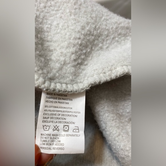 Pacific and Co. Women's Grey and Pink Hoodie zipper sweater size Large - Picture 6 of 7